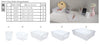 REREGENT STOREAWAY HOME/OFFICE CLEAR PLASTIC BASKET LONG, 310X230X85MM