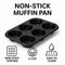 REGENT BAKEWARE JUMBO MUFFIN PAN 6 CUP, (320X215X38MM)