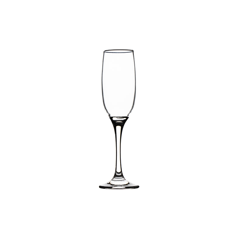 REGENT SUPERIOR STEMMED CHAMPAGNE FLUTE GLASS, (190ML) BULK
