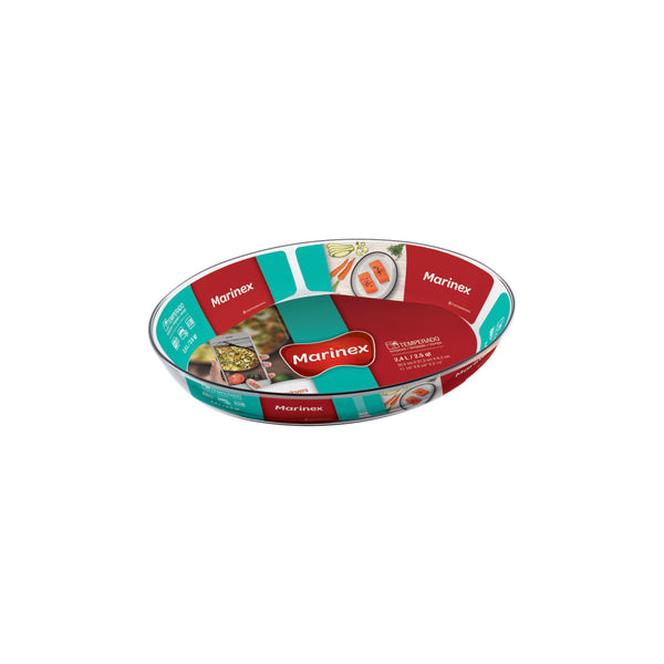 MARINEX OVAL BAKING DISH, 2.4LT (302X212X63MM)