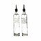 CONSOL ROUND OLIVE OIL & VINEGAR BOTTLES WITH POURERS PRINTED EA., 500ML (266X74MM DIA)