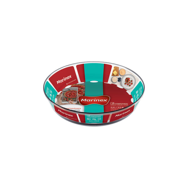 MARINEX ROUND BAKING DISH, 2.4LT (263MM:DX58MM)