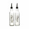 REGENT SQUARE OLIVE OIL & VINEGAR BOTTLES WITH POURERS AND GOLD PRINT, 500ML (262X74X74MM)