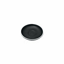 REGENT STONEWARE ESPRESSO SAUCER MATT BLACK, (118MM DIA) EA.