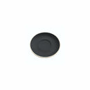 REGENT STONEWARE CAP. & LONG BLACK DOUBLE WELL SAUCER MATT BLACK, (140MM:D) EA.