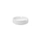 REGENT ASHTRAY ROUND WHITE CERAMIC STACKABLE, (30X90MM DIA.)