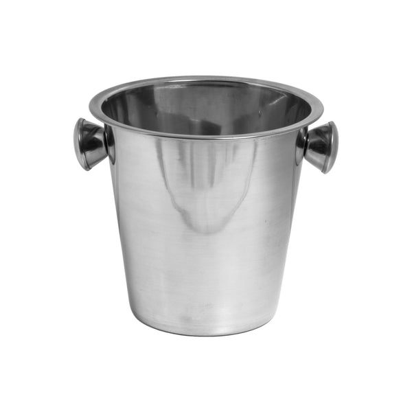 BAR BUTLER ICE BUCKET WITH KNOB HANDLES ST STEEL, 4LT (210X215MM DIA)