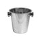 BAR BUTLER ICE BUCKET WITH KNOB HANDLES ST STEEL, 4LT (210X215MM DIA)