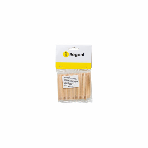 REGENT KITCHEN TOOTHPICKS WOODEN UNWRAPPED 200PCS, (65X2.2MM DIA)
