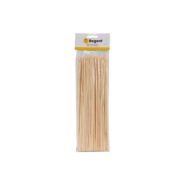 REGENT KITCHEN SKEWERS BAMBOO 100PC, (250X2.5MM DIA)