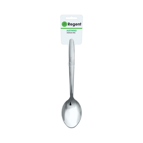 REGENT CUTLERY AUSTWIND (ELOFF) DESSERT SPOON ST STEEL, 4PC HANG PACK