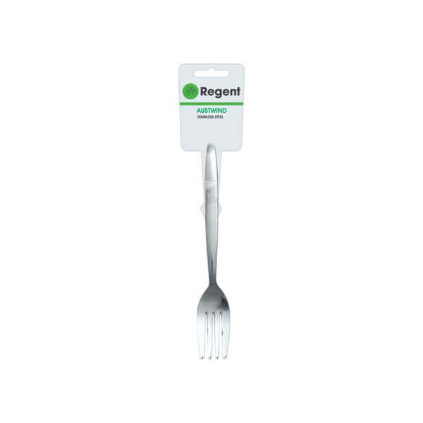 REGENT CUTLERY AUSTWIND (ELOFF) CAKE FORK ST STEEL, 4PC HANG PACK