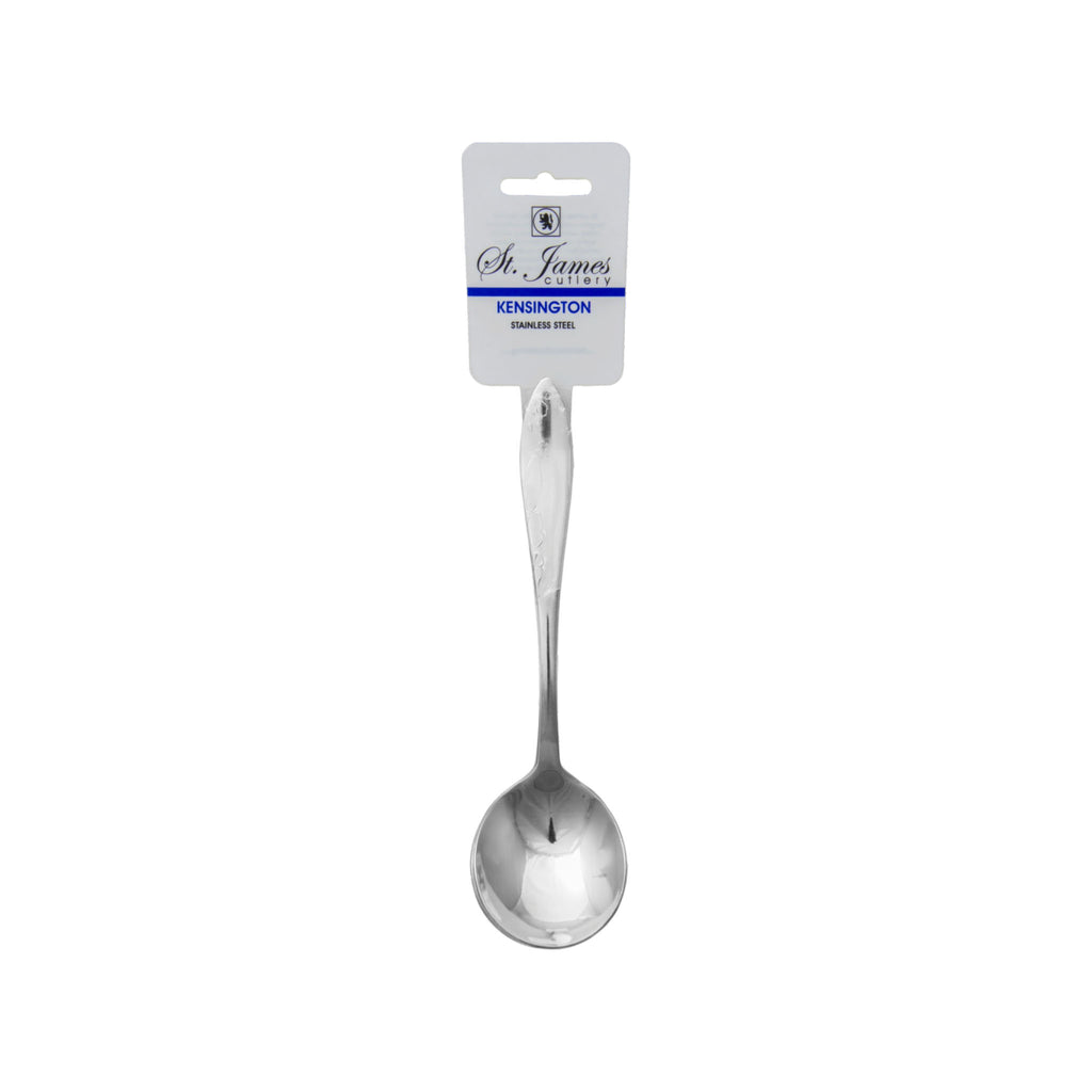 ST. JAMES CUTLERY KENSINGTON SOUP SPOON 4PK HANG CARD