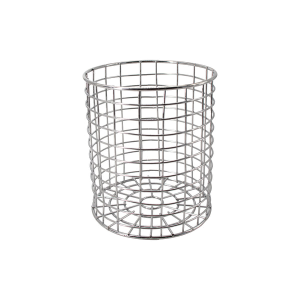 REGENT CHROME ROUND UTENSIL HOLDER, (180X150MM DIA)