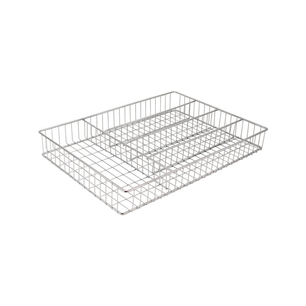 REGENT CHROME RECTANGULAR CUTLERY TRAY, (350X250X50MM)