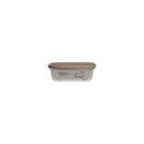 CONSOL VALENCIA RECT. FOOD STORAGE CONTAINER WITH ACACIA LIDS, 630ML (176X128X60MM)