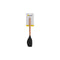 REGENT KITCHEN SPATULA BLACK SILICONE AND BEECH WOOD HANDLE, (340X60X20MM)