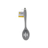 REGENT KITCHEN GREY SILICONE SLOTTED SPOON, (270X60X18MM)