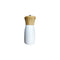 REGENT KITCHEN SALT/PEPPER WOODEN GRINDER WITH A NATURAL & WHITE FINISH EACH, (150X50MM DIA)