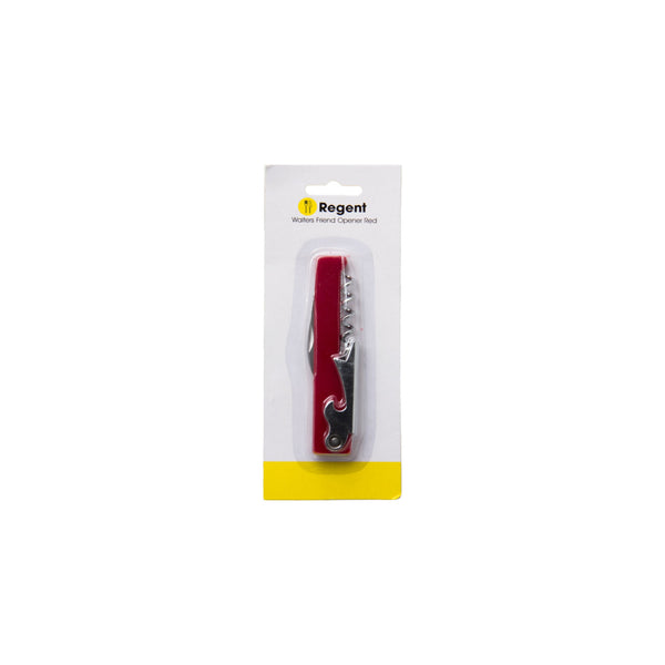 REGENT KITCHEN WAITERS FRIEND OPENER RED, (110X10X20MM)