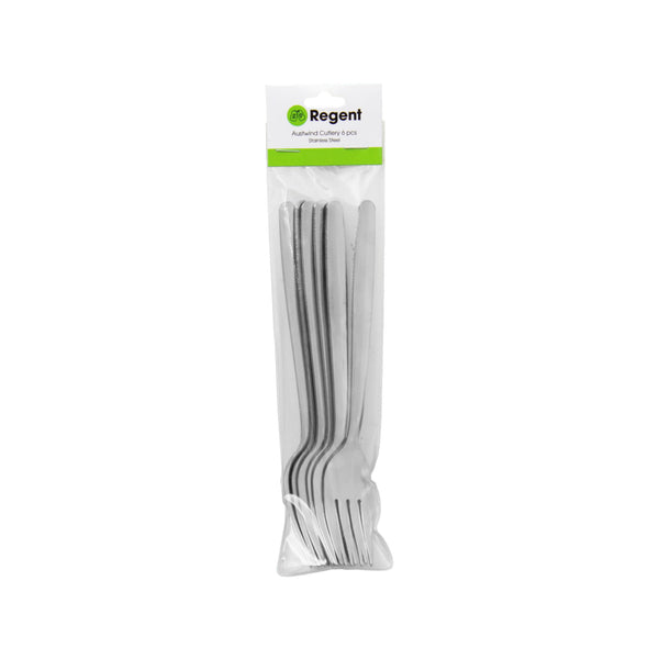 REGENT CUTLERY AUSTWIND (ELOFF) TABLE FORK ST STEEL. 6PK