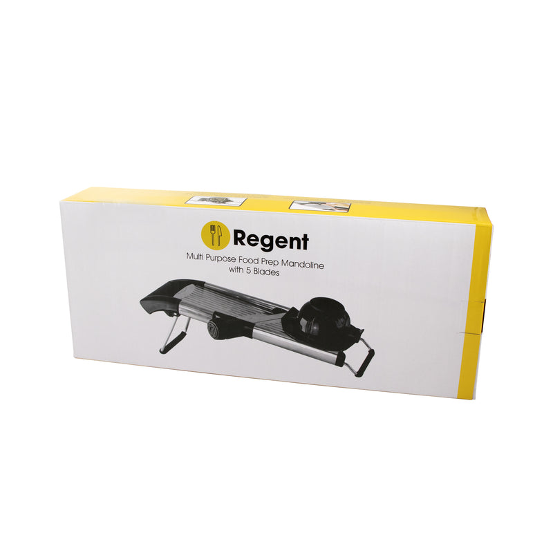 REGENT KITCHEN MULTI PURPOSE FOOD PREP MANDOLINE WITH 5 BLADES, (418X1 HCS Home and Catering