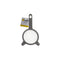 REGENT KITCHEN STRAINER ST STEEL WITH PP PLASTIC FRAME GREY, (170/80MM DIAX45MM)