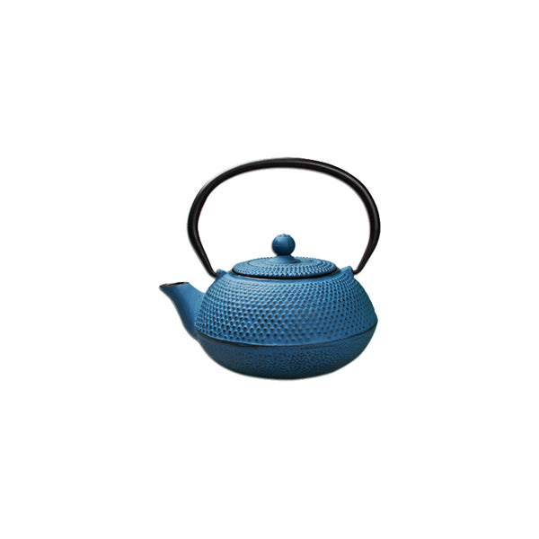 REGENT CAST IRON CHINESE TEAPOT BLUE, (600ML)