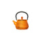 REGENT CAST IRON CHINESE TEAPOT BEEHIVE ORANGE, (500ML)