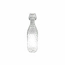 REGENT GLASS HOBNAIL BOTTLE WITH CLIP TOP LID, 1LT (310X85MM DIA)