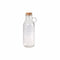 REGENT GLASS WATER BOTTLE CLEAR WITH RING HANDLE & CORK STOPPER, 800ML (250X95X85MM DIA)