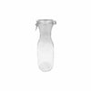 REGENT GLASS CARAFE WITH RESEALABLE CLIP TOP GLASS LID 6 PACK, 1LT (265X90MM DIA)