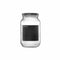 CONSOL JAR WITH BLACK NOTES, 2LT (218X128MM DIA)