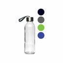 CONSOL SLIMLINE BOTTLE WITH STRAP LID IN ASSORTED COLOURS, 500ML (220X80MM DIA)