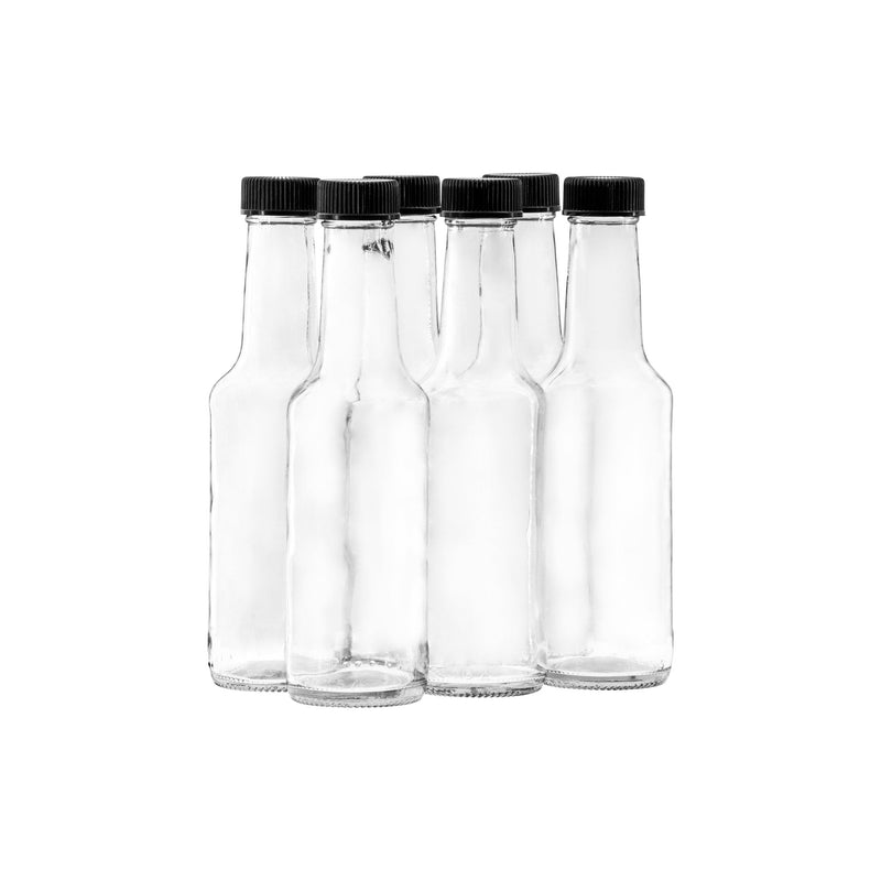 CONSOL WORCESTER SAUCE BOTTLE WITH BLACK LID 6 PACK, 250ML (192X57MM DIA)