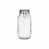 REGENT HERMETIC GLASS CANISTER WITH CLIP SEAL GLASS LID, 2LT (250X120MM DIA)