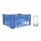 REGENT BLUE PLASTIC CRATE WITH HI BALL TUMBLERS, 30'S (270ML)