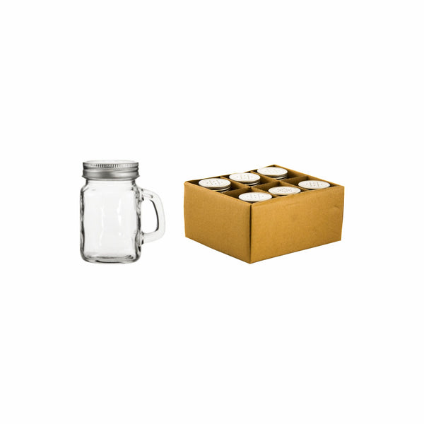 REGENT MINI MASON JAR S&P SHAKER 6 PACK, 140ML (80X73X55MM)