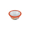 MARINEX ROUND FOOD STORAGE CONTAINER WITH PLASTIC LID, 2.4LT (223MM DIAX110MM)
