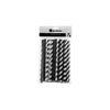 BAR BUTLER PAPER STRAWS BLACK & WHITE MIXED PACK 3 PLY (6MM) 60PCS