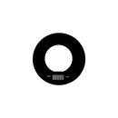 REGENT KITCHEN DIGITAL ROUND GLASS SCALE BLACK WITH CLEAR CENTRE, 5KG (200MM DIAX15MM)