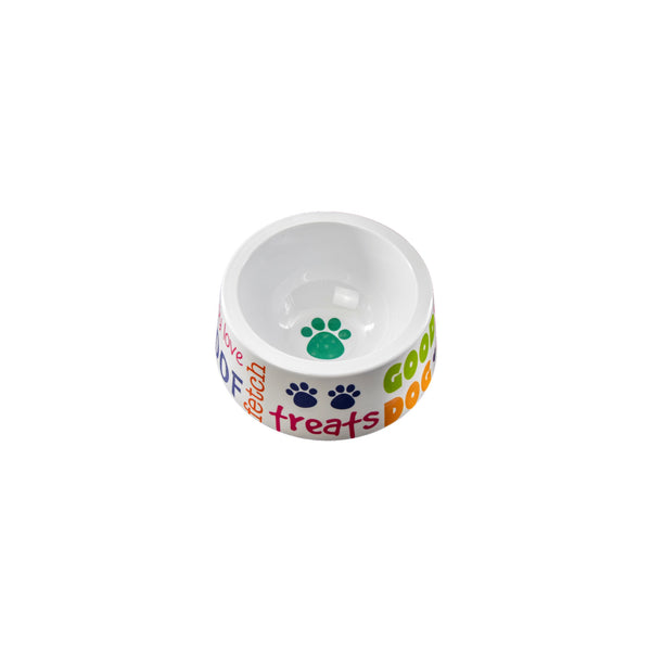 MELAMINE DOG BOWL, (203/178MM DIAX86MM)