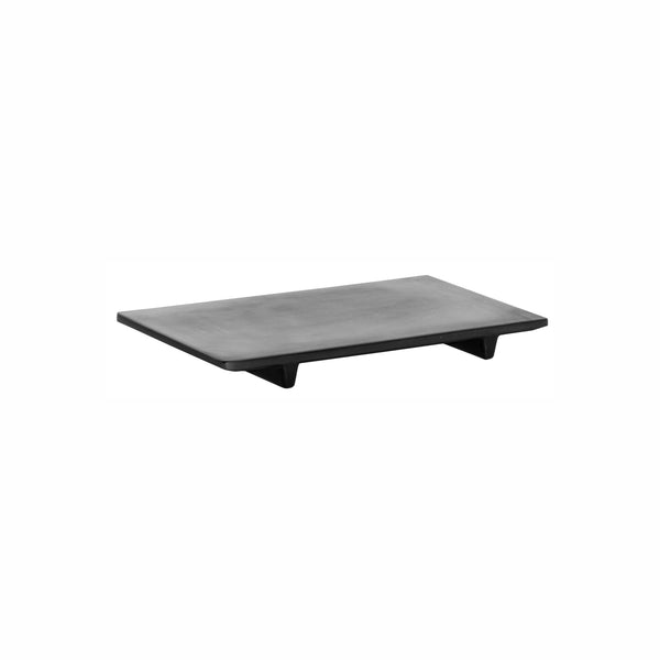 REGENT MELAMINE SUSHI SERVING PLATE MATT BLACK SLATE, (236X138X23MM)