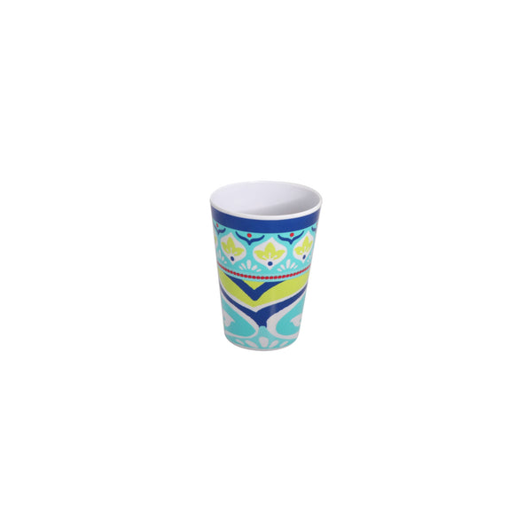 MELAMINE TUMBLER BLUE MOROCCAN MANDALA, 400ML (120X82MM DIA)