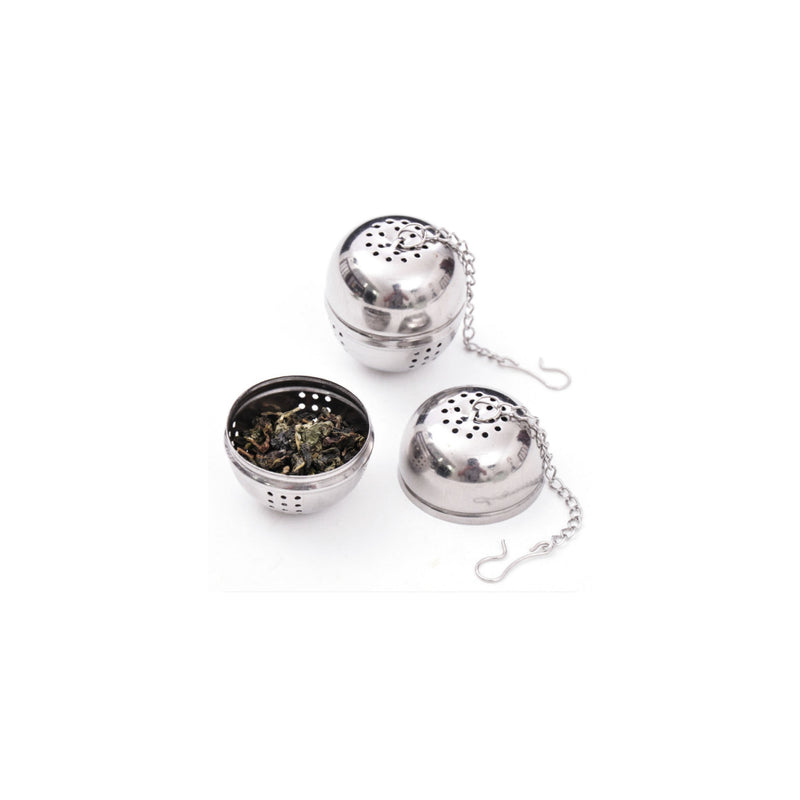REGENT TEA BALL INFUSER WITH CHAIN STAINLESS STEEL, (45MM DIA)
