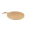 REGENT BAMBOO LARGE ROUND SERVING BOARD WITH HANDLE, (640/490MM DIAX20MM)