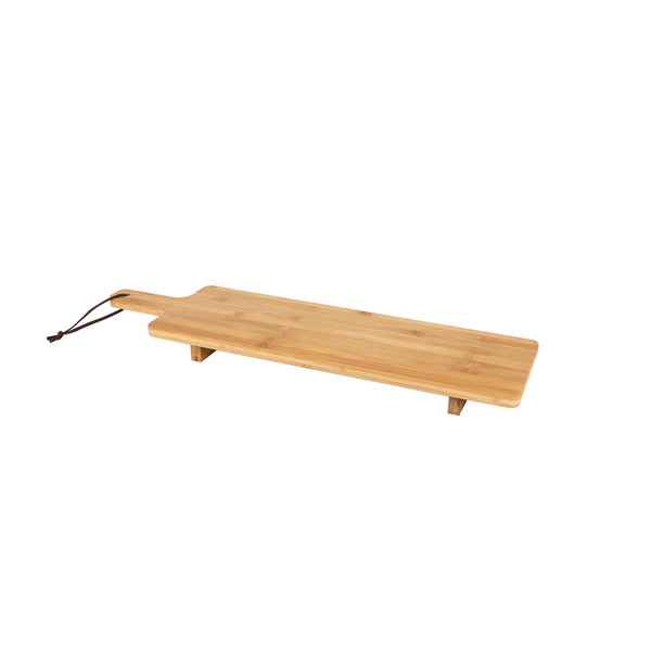 REGENT BAMBOO SERVING PADDLE ON FEET, (580X160X40MM)