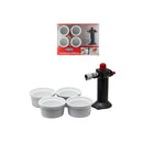 HOTERY CHEFS TORCH WITH 4 RAMEKINS 5PCE GIFT BOX SET