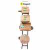 DISPLAY STAND 4 TIER DOUBLE SIDED FOR BAMBOO BOARDS