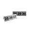 REGENT TABLE NUMBER STANDS NO.25-36 STAINLESS STEEL 12PC